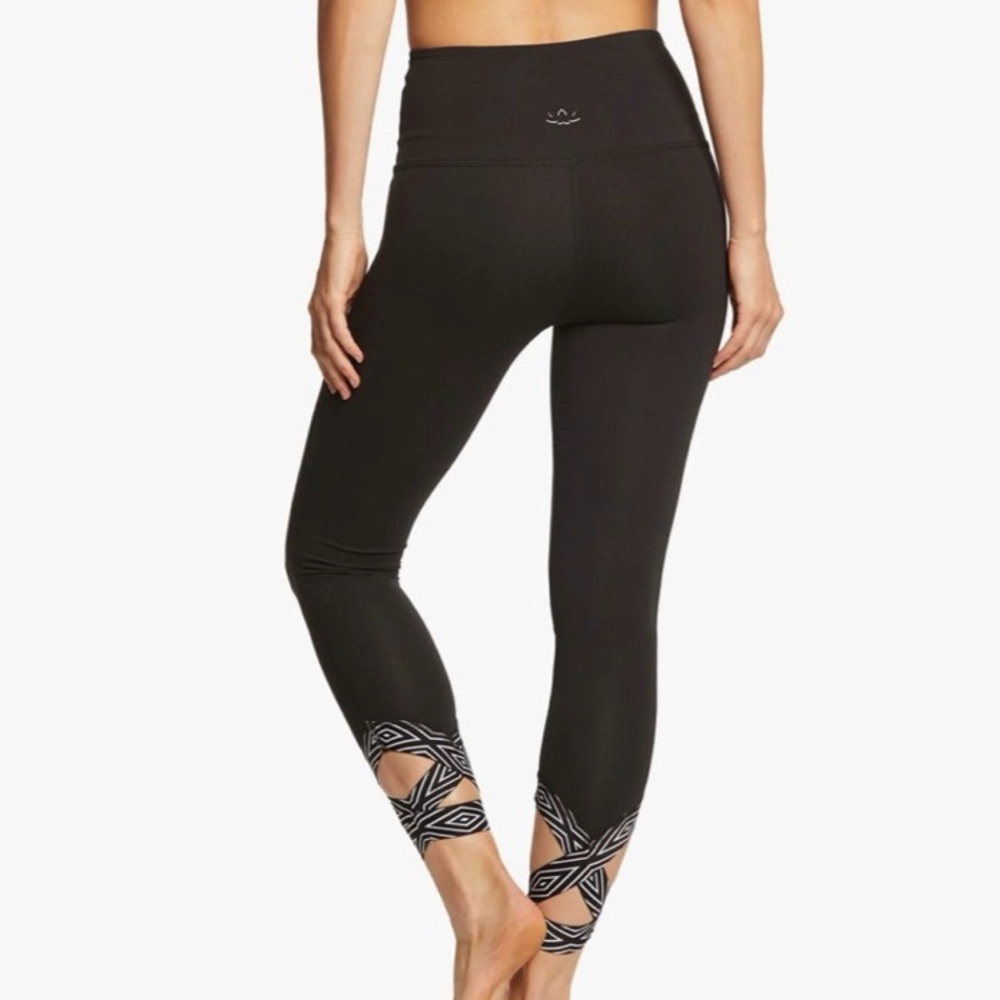 Beyond Yoga Badlands High Waisted 7/8 Leggings Size S Stirrup Tights Dance Acro - Picture 2 of 14